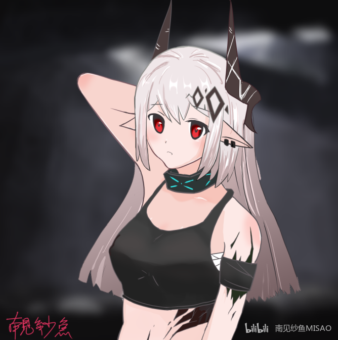 明日方舟# 随便摸了个泥岩.nanka,群里居然没有人认识泥岩!泣了