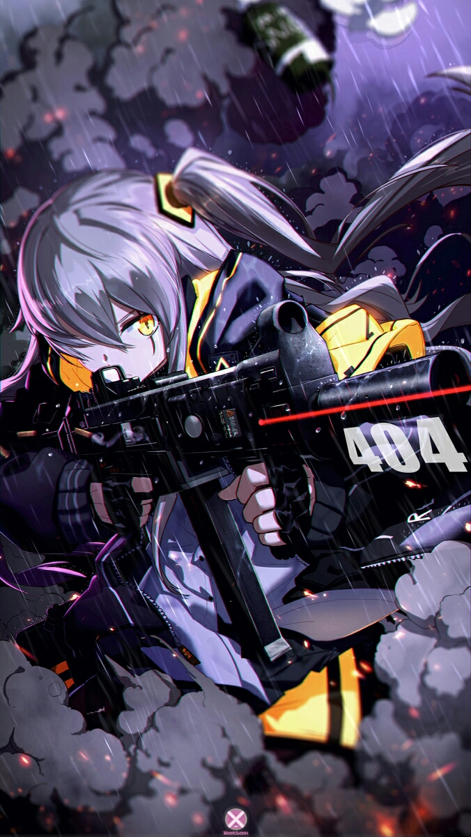 少女前线壁纸 ump,少女前线壁纸 95式 漓汐の月小姐