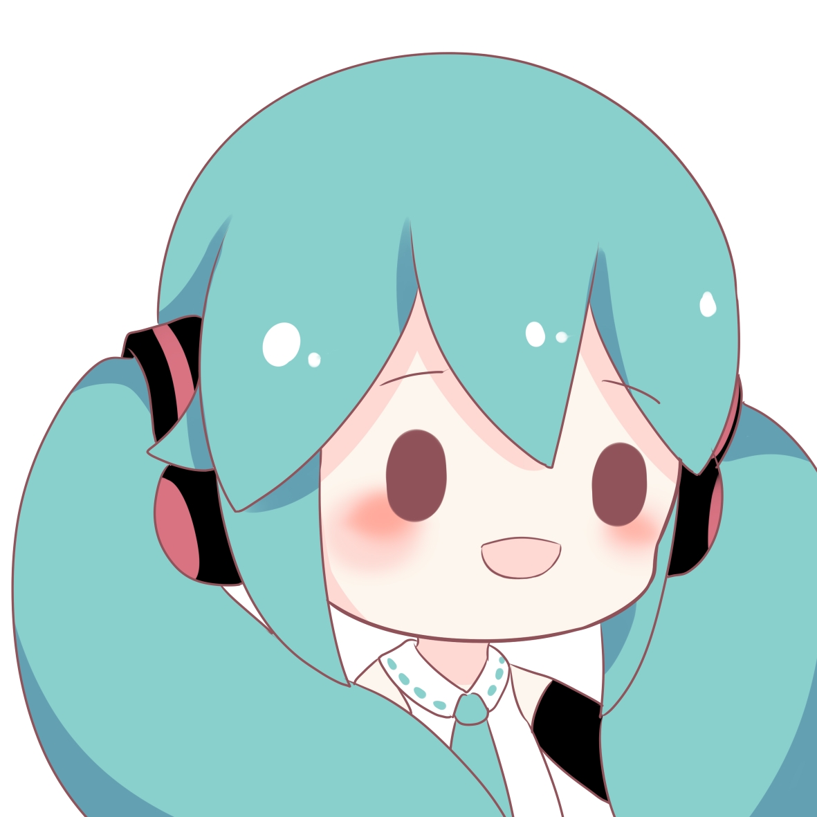 初音未来# 丢一些傻fufu原图