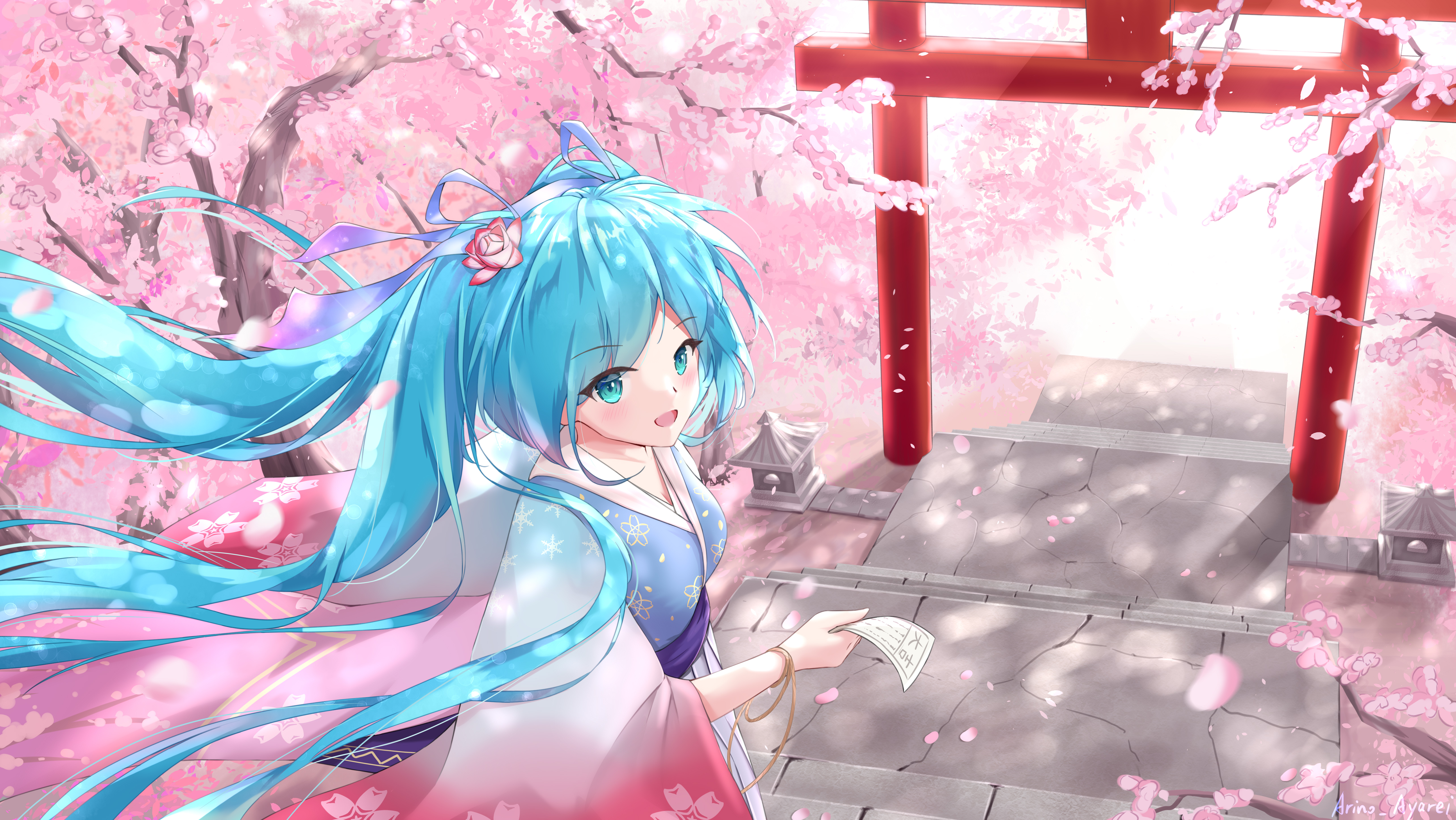 初音miku#樱花的季节[tv_害羞]