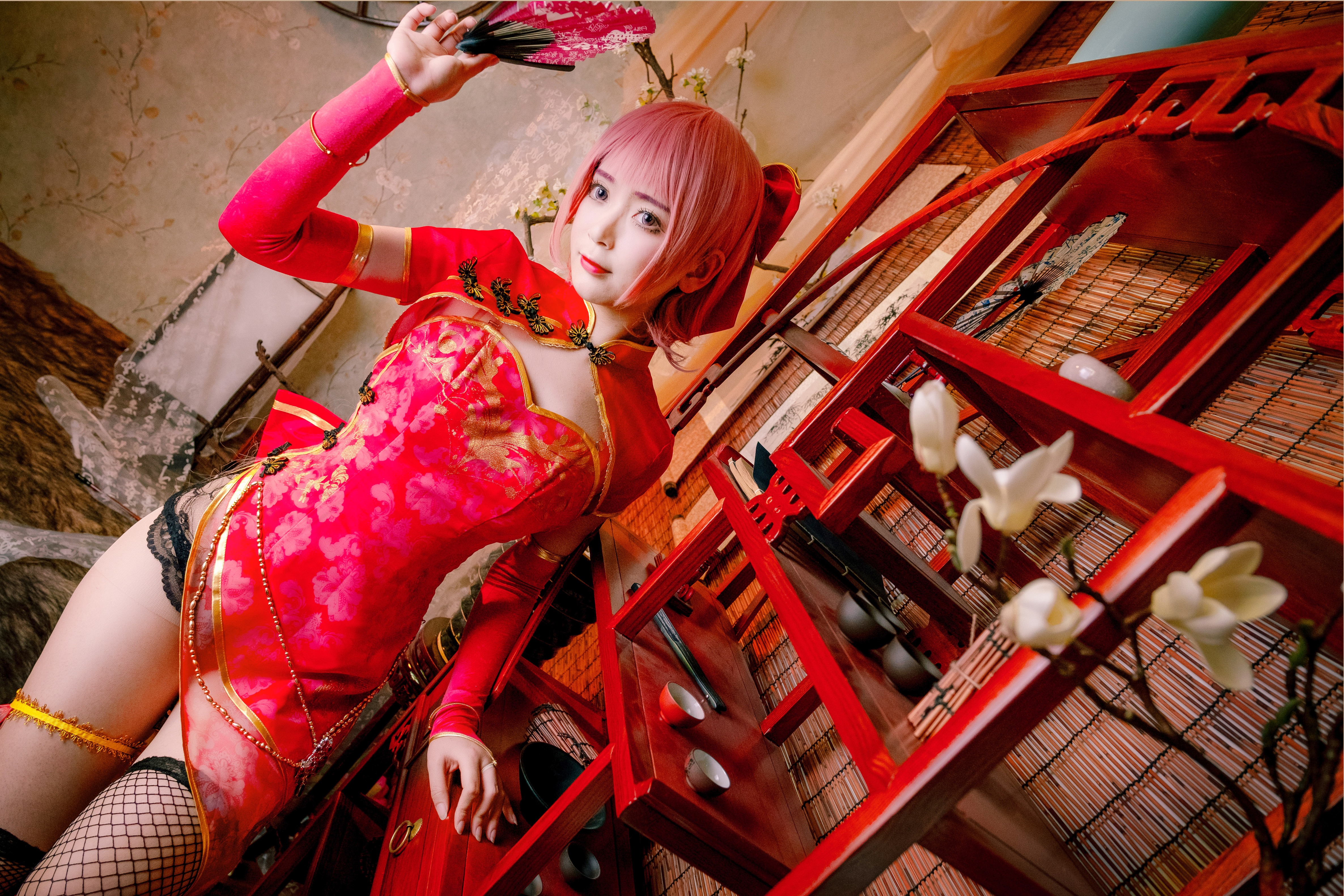 luka金丝雀旗袍