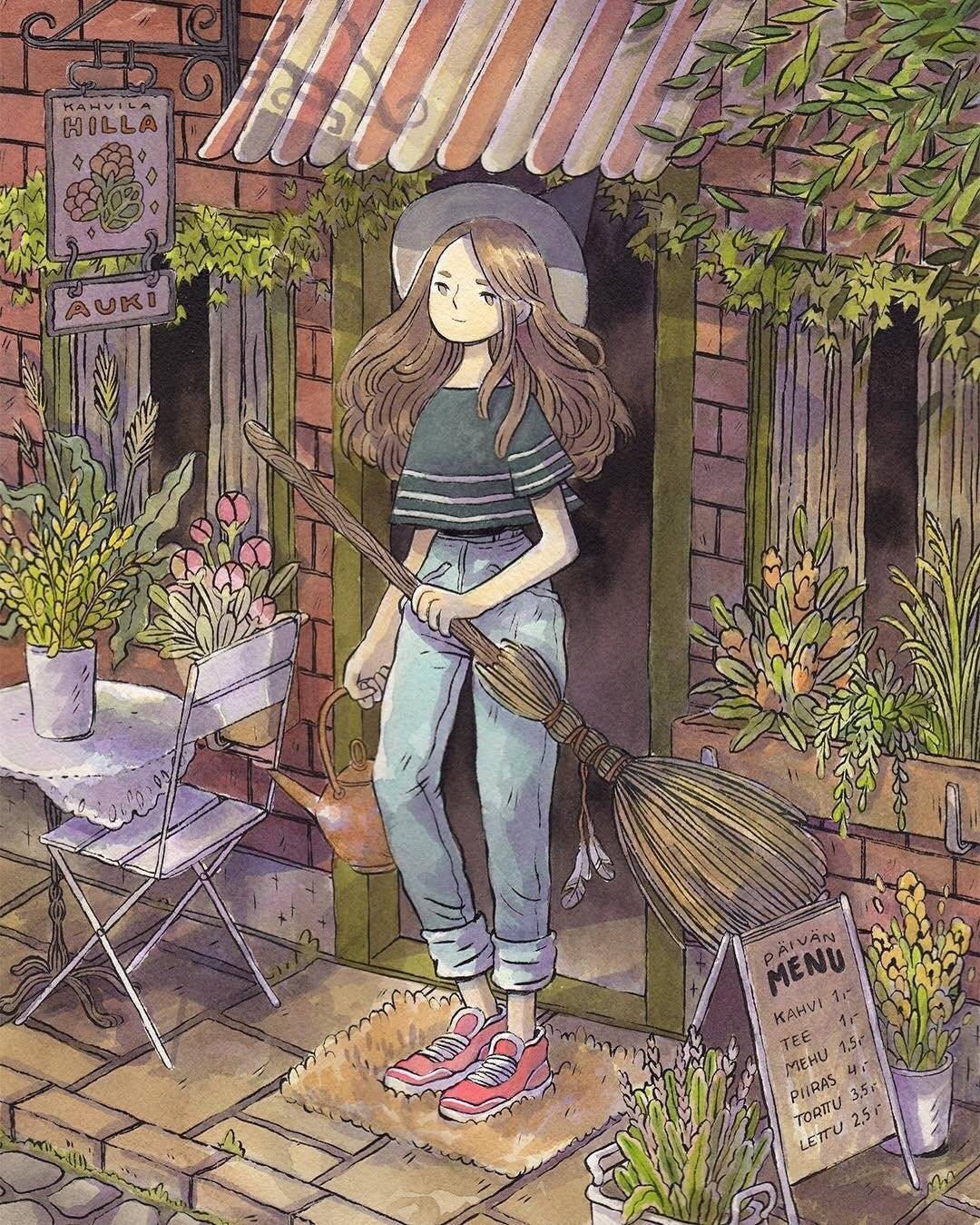 芬兰插画师heikala水彩作品合集-1