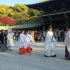 日本明治神宫偶遇大户人家举行传统“神前式”婚礼