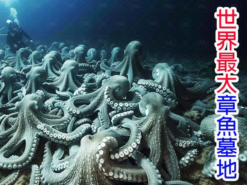 [生物放大镜] 世界最大章鱼墓地的真相 | 深海倒立章鱼的秘密 | 全世界仅发现4~5处|翻译