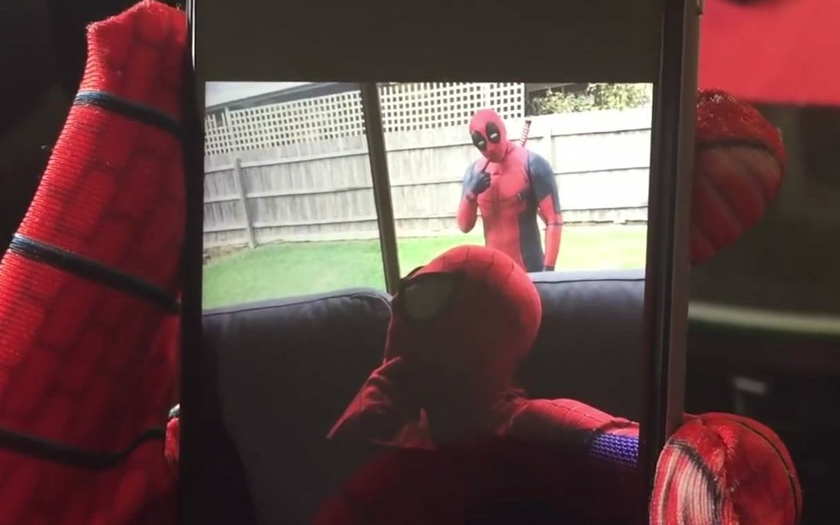 【蜘蛛侠日常的神秘来客1】死侍的小蜘蛛观察