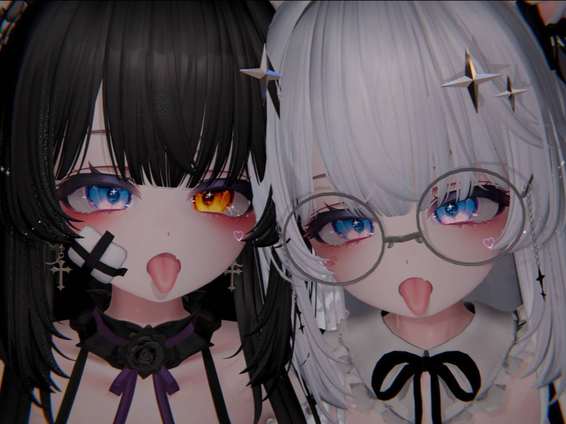 【双人ASMRI助眠】姐姐们让你浑身颤抖❤亲亲/甜耳/纯享孔雀鱼✦Hi-Res无损音质