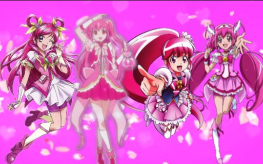 【巴啦啦小魔仙vs.光之美少女】粉色系元素变身对比