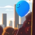 让世上最幸运的气球告诉你：保持微笑，一切都会过去的