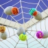 【All Babies Channel】Five Funny Spiders Crawling On The Web a