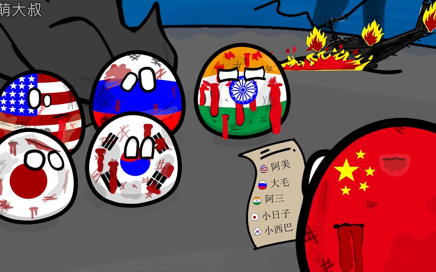 【波兰球】当波兰球被困荒岛（第一集）