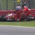2014 F1 英国站 Kimi起步事故