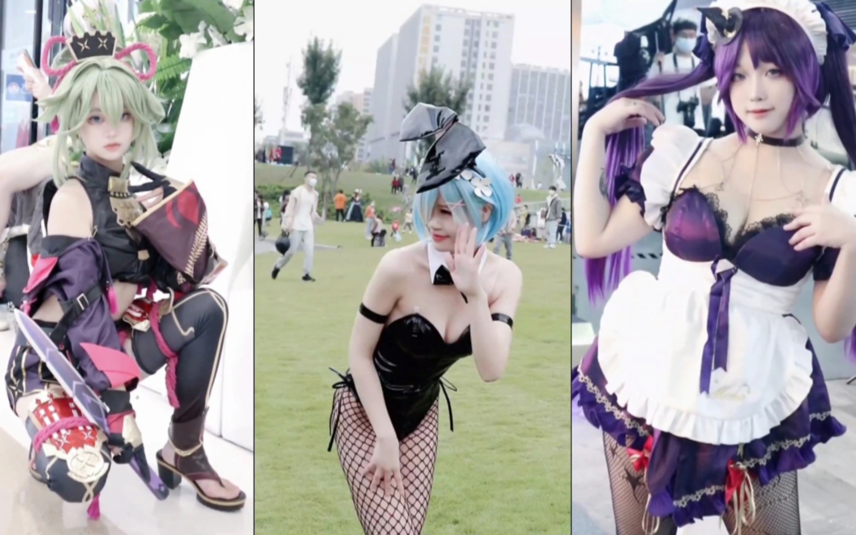 Which one do you guys like better, Harakami Hisaki Shinobu, Reimu Bunny Girl or Harakami Mona?