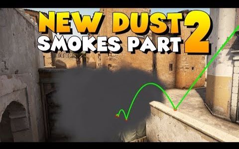 萌新与大佬必看的新dust2烟雾投掷教学第二集!