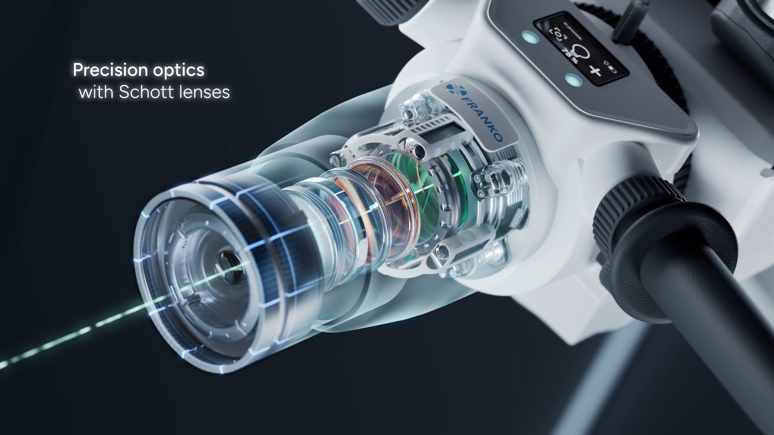 【动态设计】C4D动态短片 - Franko牙科显微镜