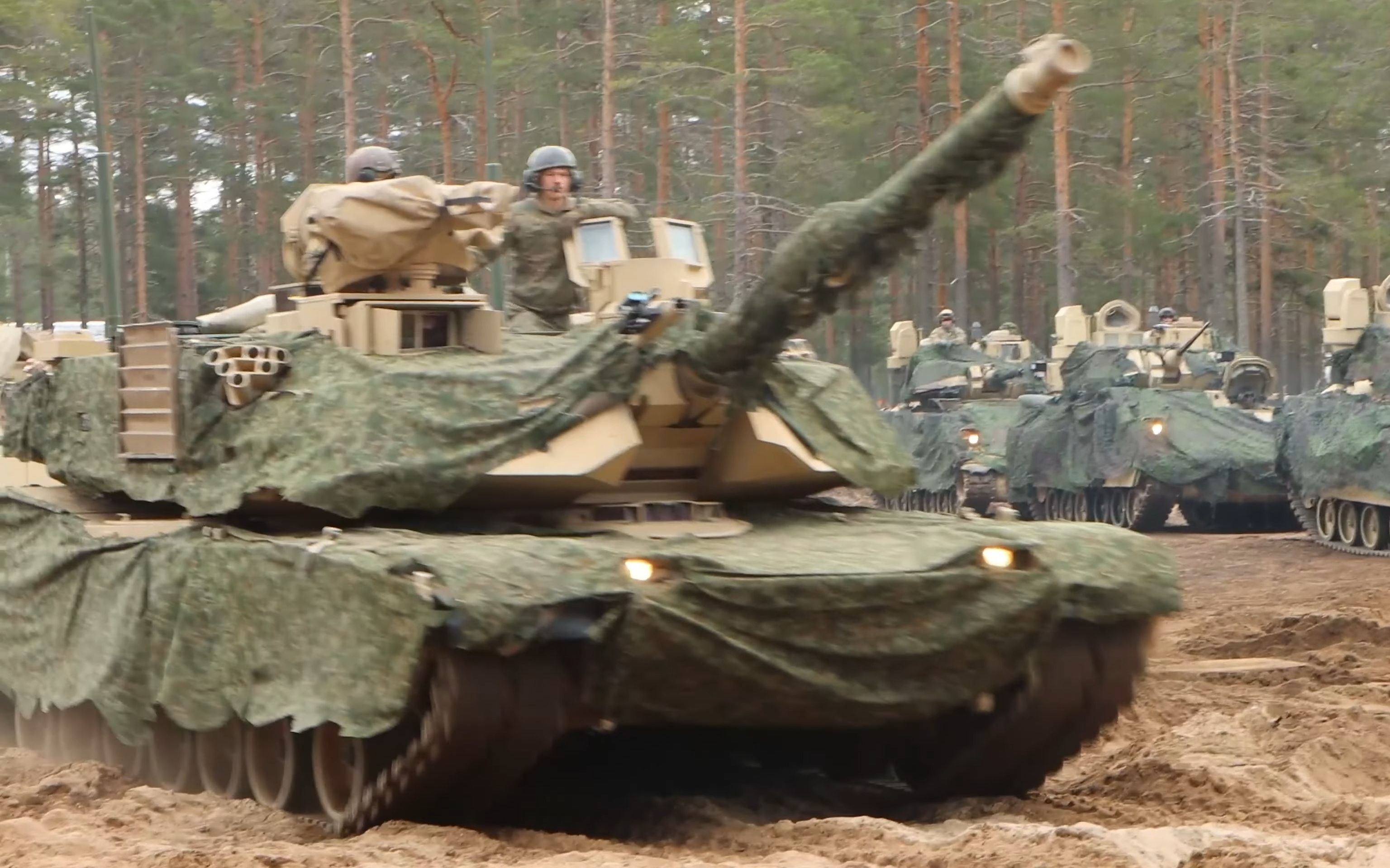 M1A2主战坦克超刺激第一人称视角视频流出！ ！ ！