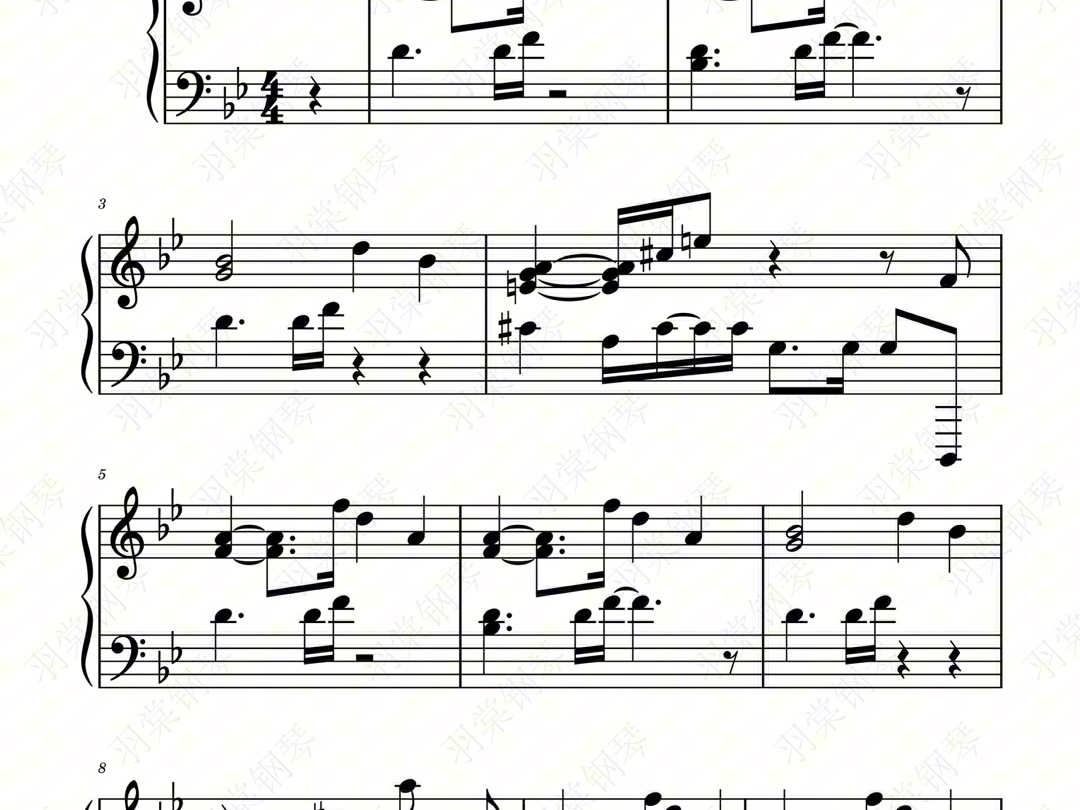 【独家】babymonster《SHEESH》钢琴完整版五线谱/简谱，获取完整曲谱见评论区