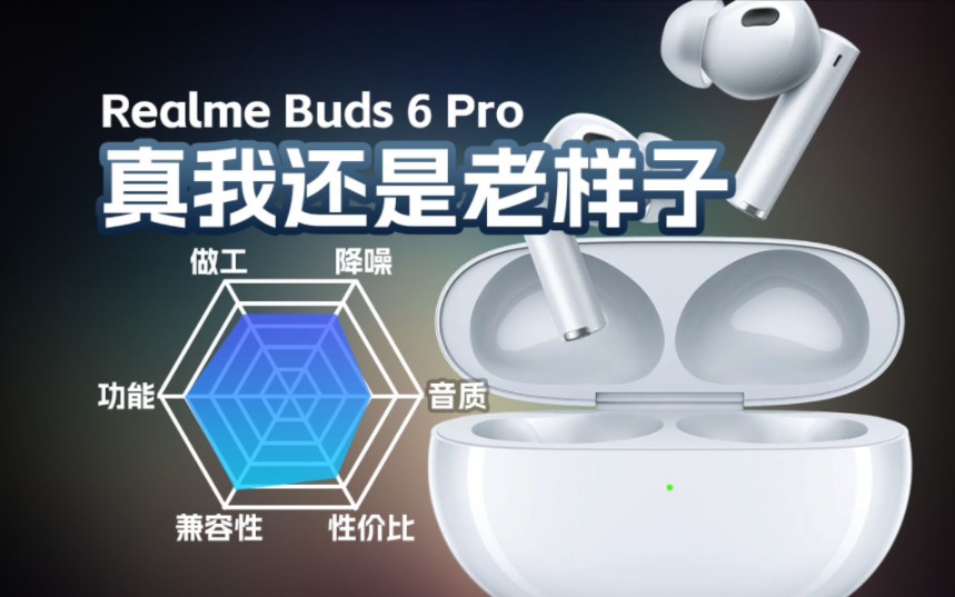 真我Realme Buds 6 Pro降噪真无线耳机听感