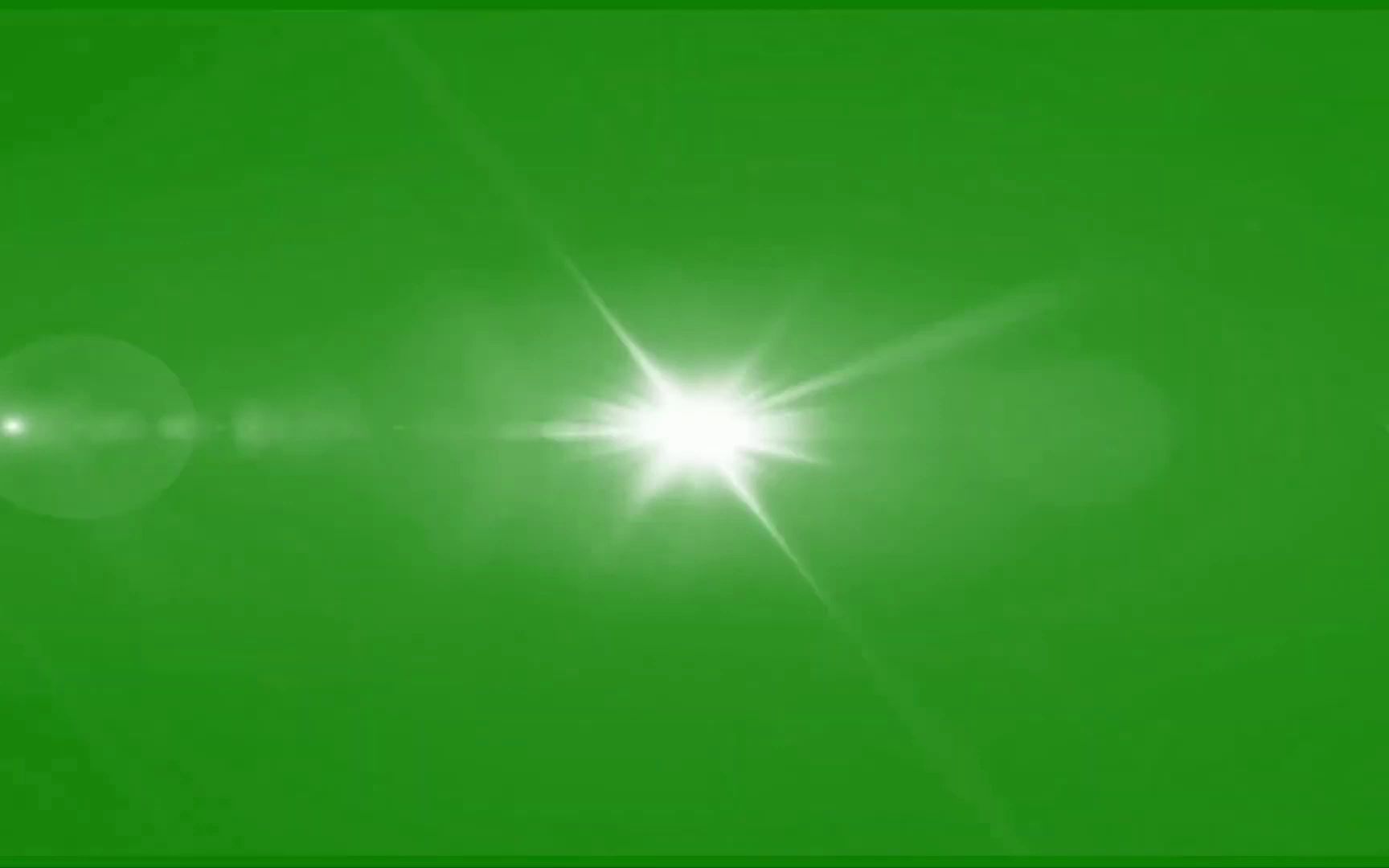 【绿幕菌】光源闪烁丨太阳闪耀绿幕素材（无水印）