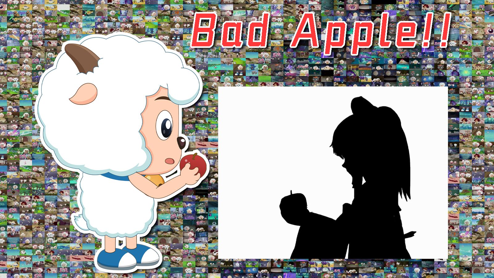 爆肝??小时，用上百万集喜灰播放Bad Apple！！