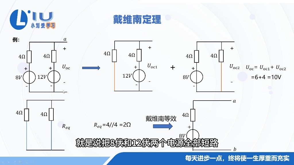 学不会戴维南定理？看完这个视频就通透了#电路#电子#电气