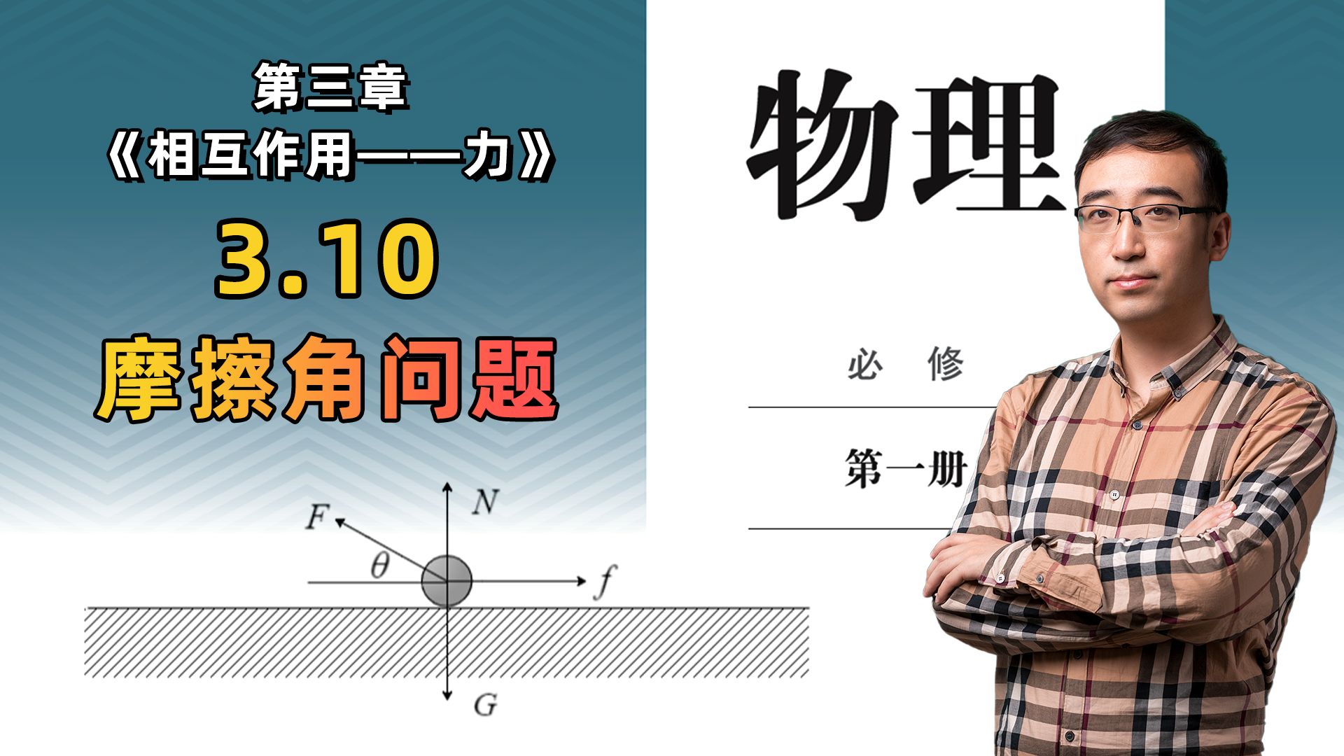 高中物理必修（一）3.10 摩擦角问题