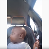 妈妈抱怨小男孩快把自己吃破产了