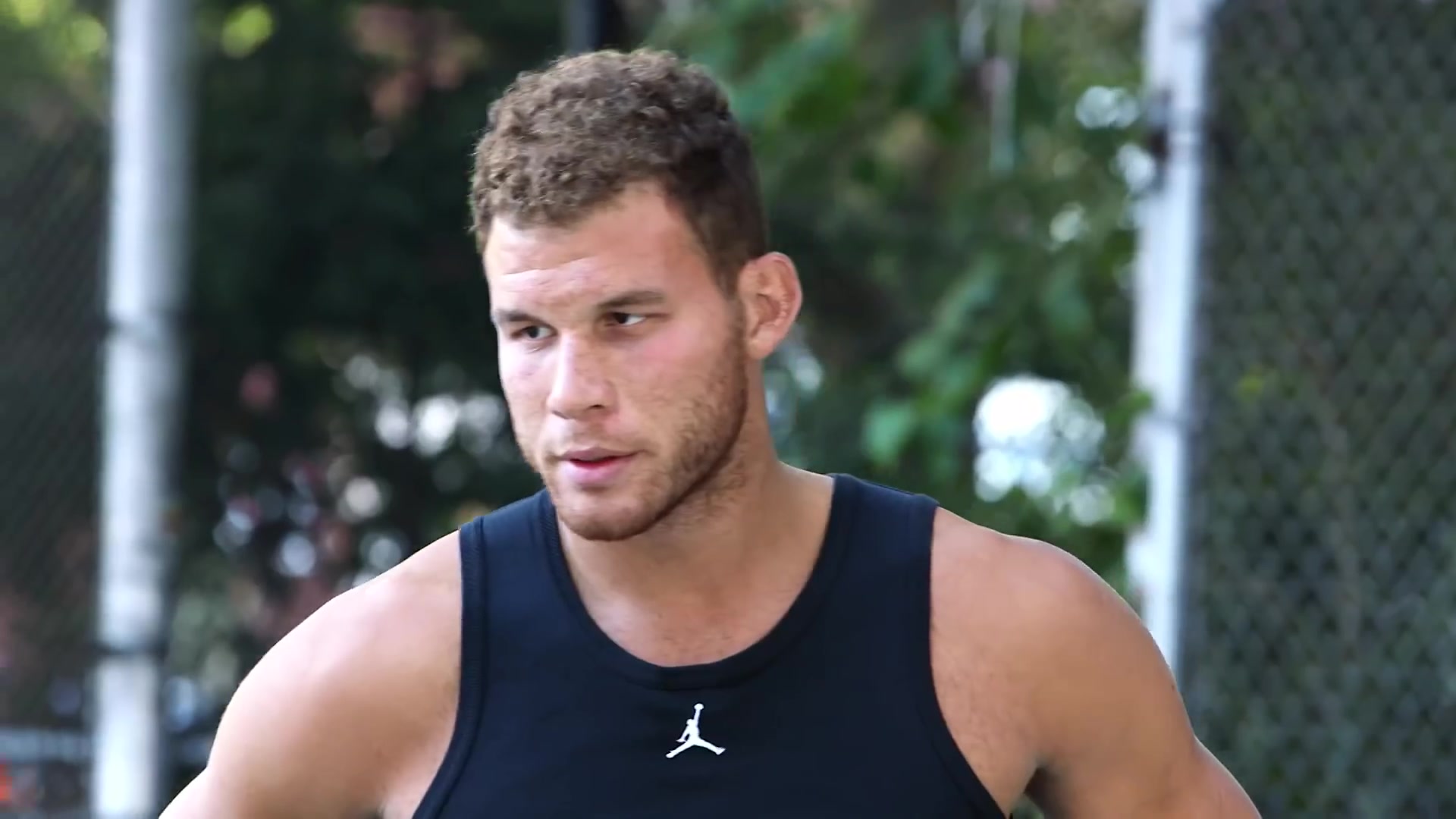 【blake griffin 】布雷克·格里芬与手球联盟timbo gonzalez跨界练习