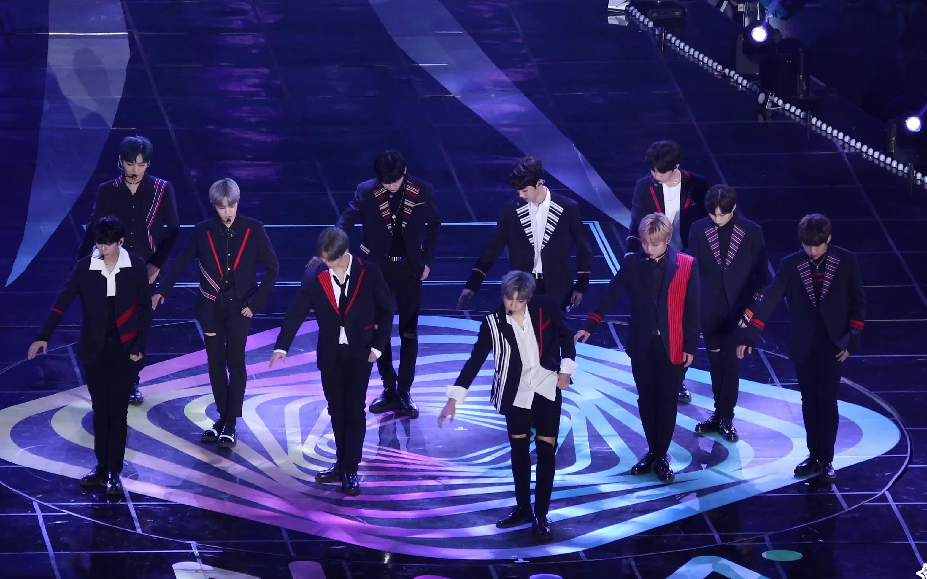 171202mma颁奖礼| exo,iu,wanna one对red velvet舞台