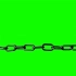 【绿幕素材】移动的锁链绿屏素材无版权无水印［1080p HD］