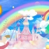 六一儿童节舞台背景——唯美梦幻卡通城堡可爱卡通彩虹背景视频