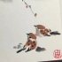 【国画】雪中麻雀