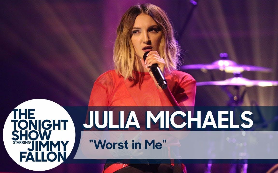 【live】julia michaels worst in me(live from the tonight show