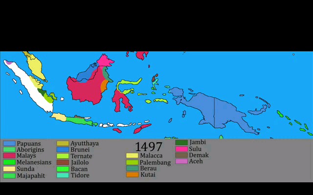 【历史地图】印度尼西亚历史