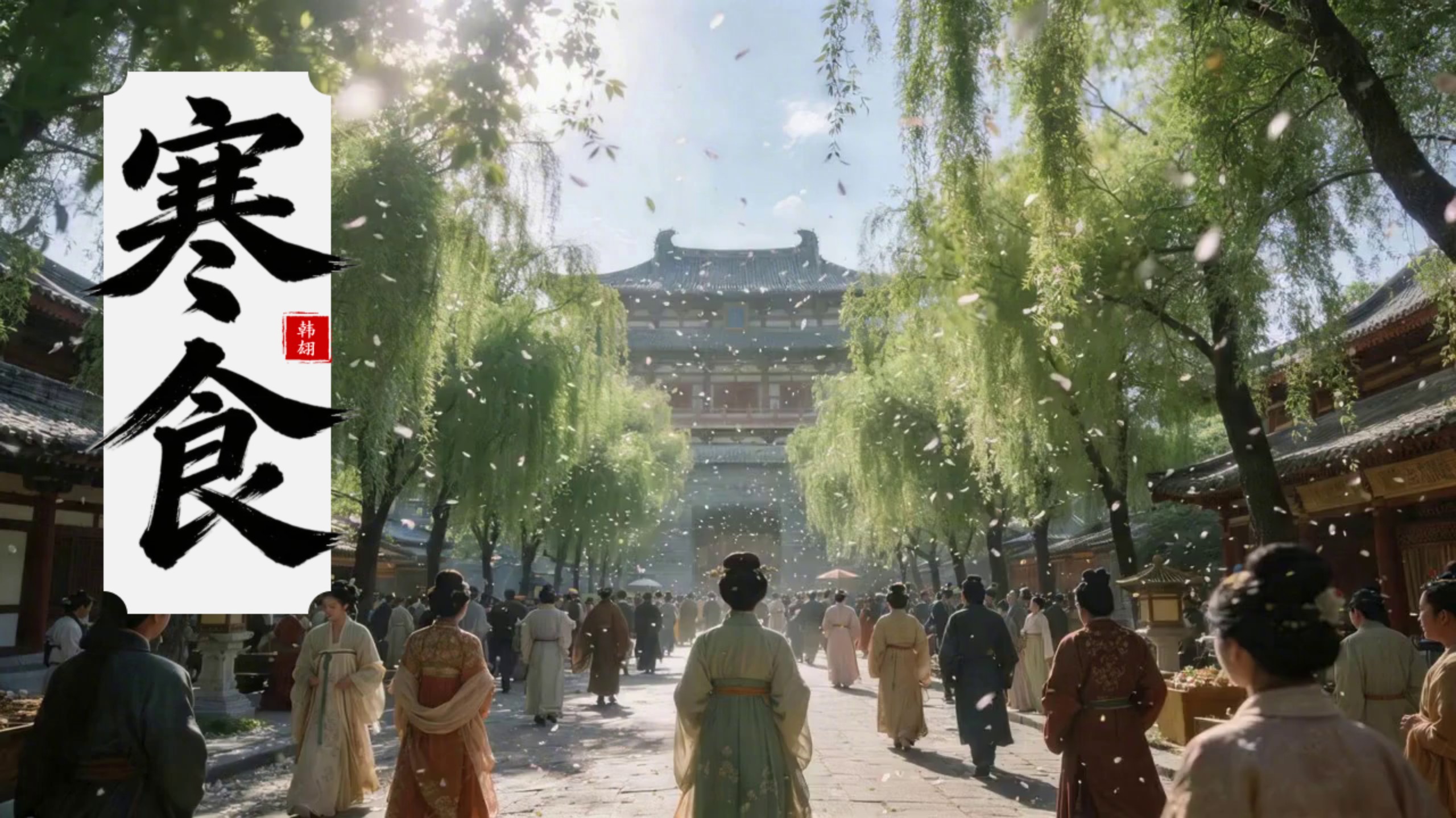 六下古诗三首《寒食》公开课AI赋能课件