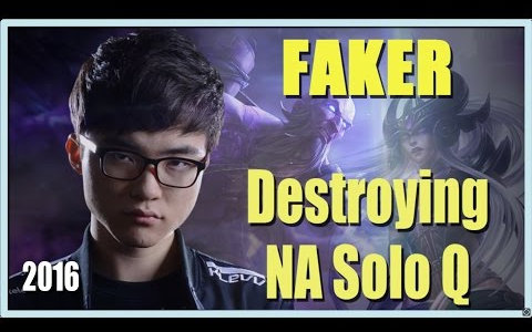 faker美服排位精彩操作锦集lol英雄联盟