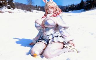 动态桌面：雪地小公主