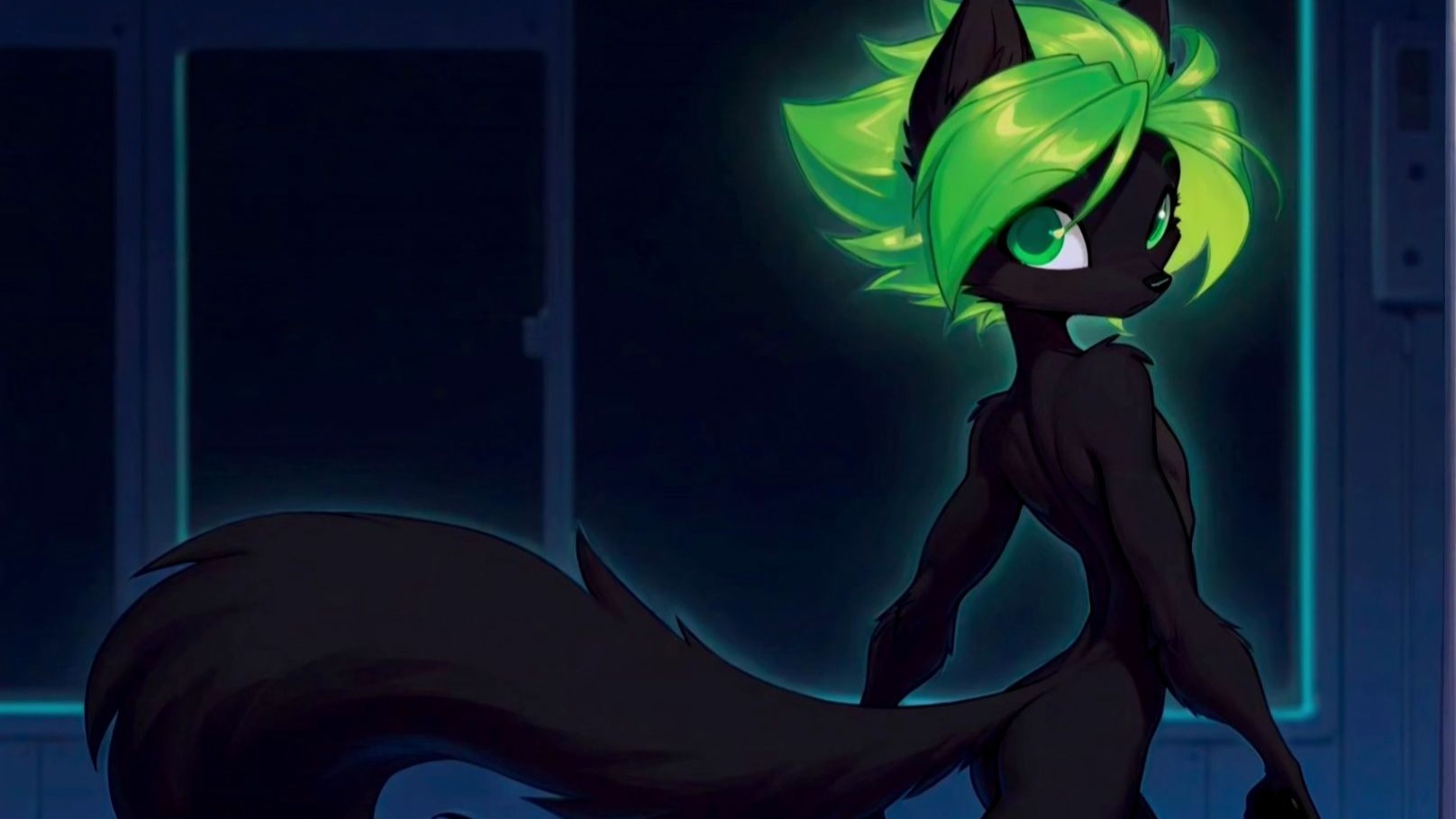 辐射小狼【AI合作动画】