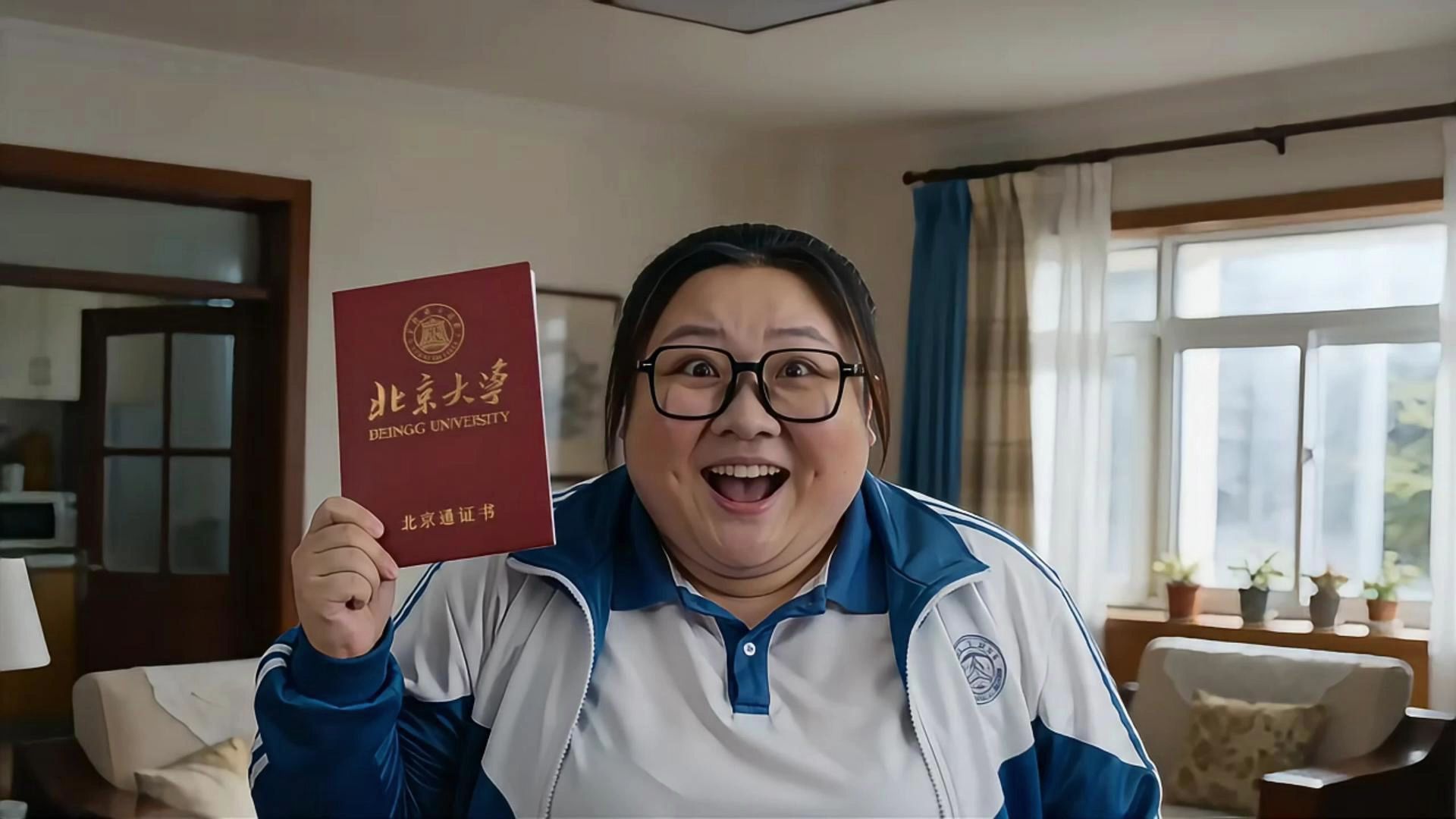 听说没？班里的努力姐上北大了