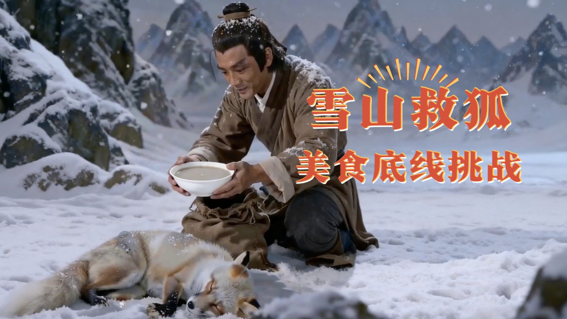 今晚雪山救狐吃点独特的美食～