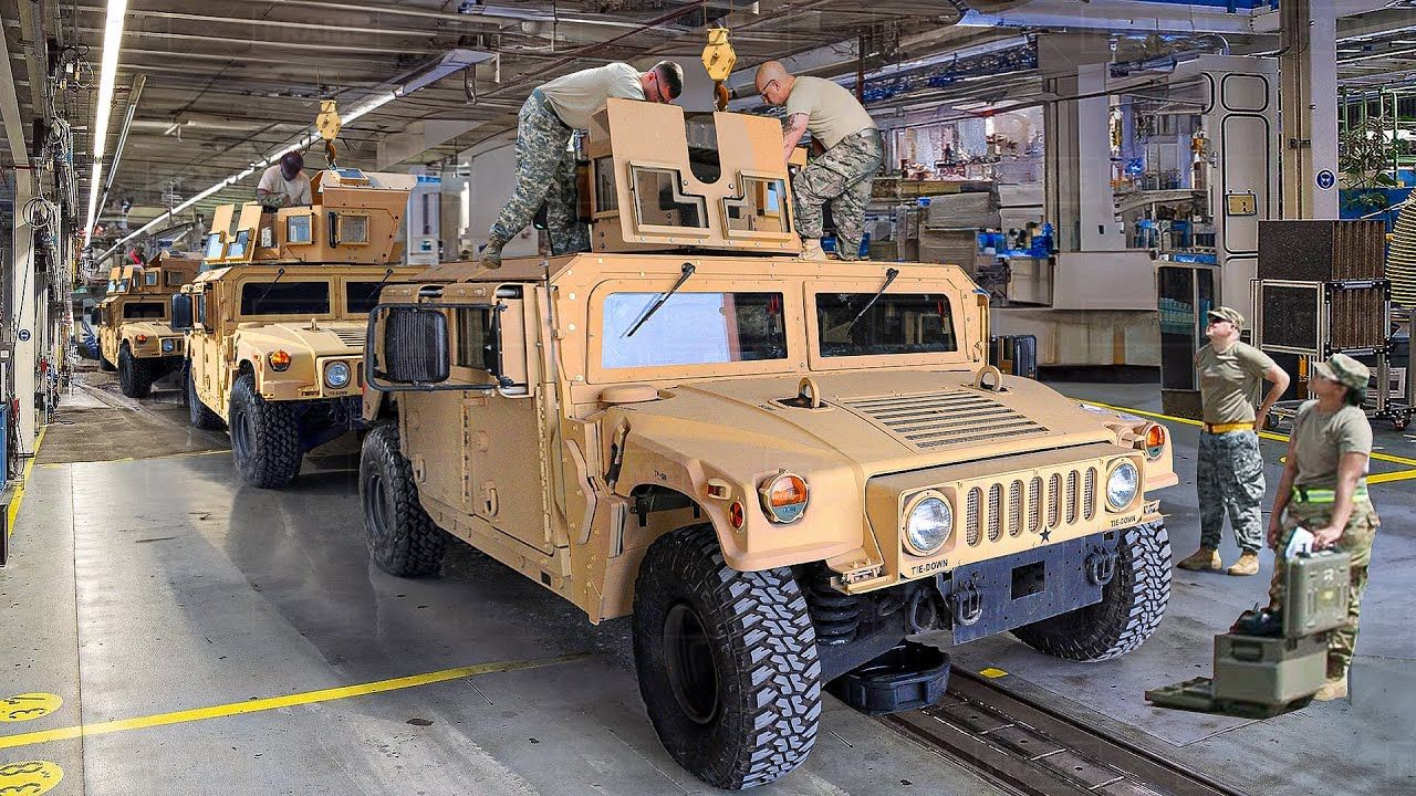【FRAME】美国陆军悍马和AN/TWQ-1复仇者防空车翻新装配线一览