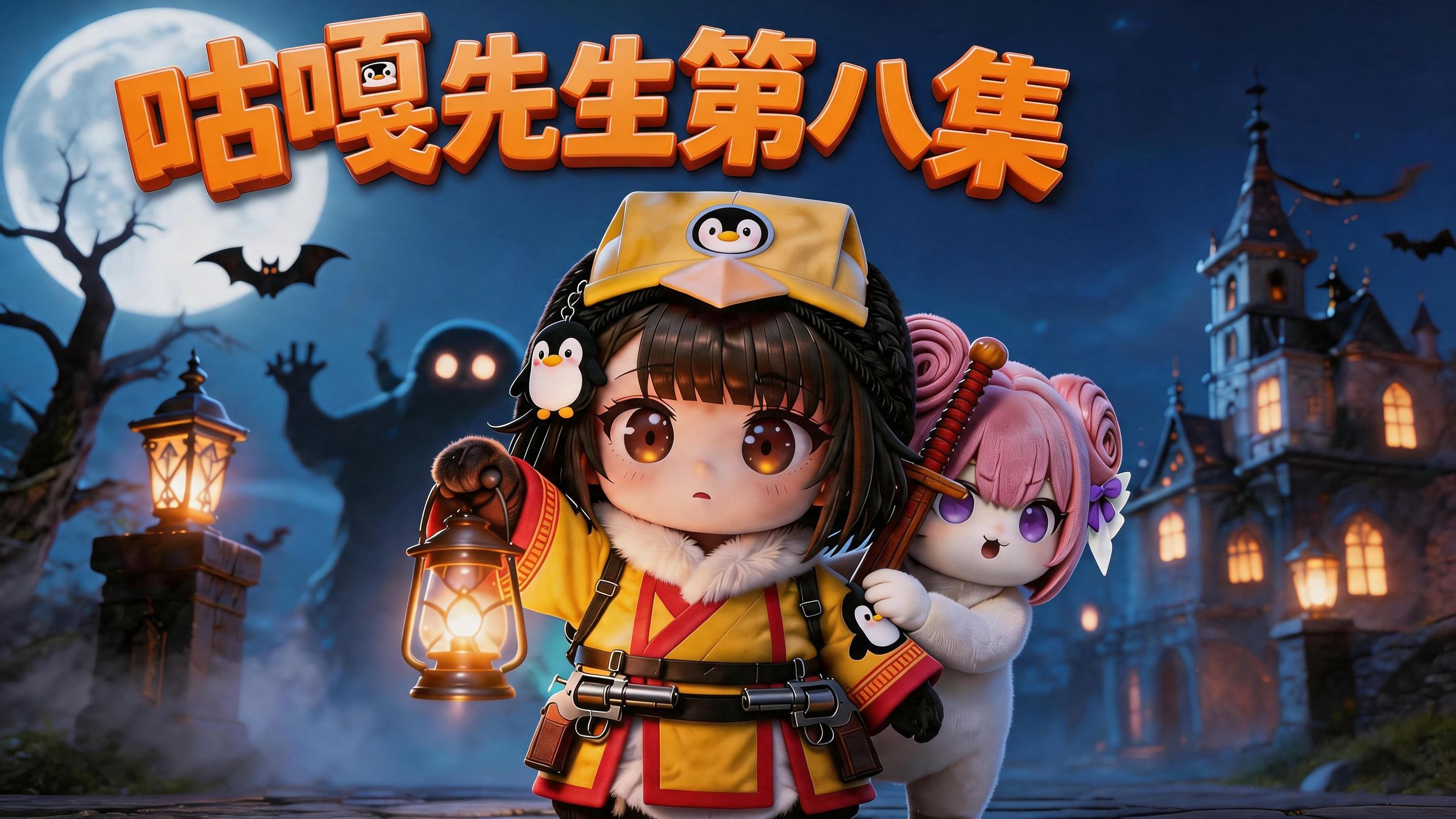 咕嘎先生第八集：铜角金棺用墨斗网缠着，难道里面是~