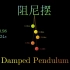 【4K物理动画】阻尼摆 Damped Pendulum
