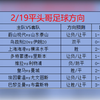 2/19今日足球扫盘，速度跟上吃肉啦，点赞加关注集好运