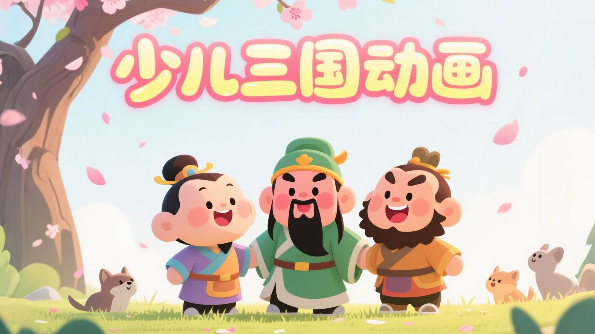 给孩子看的《三国演义》动画，让孩子了解我们中华的传统文化故事！