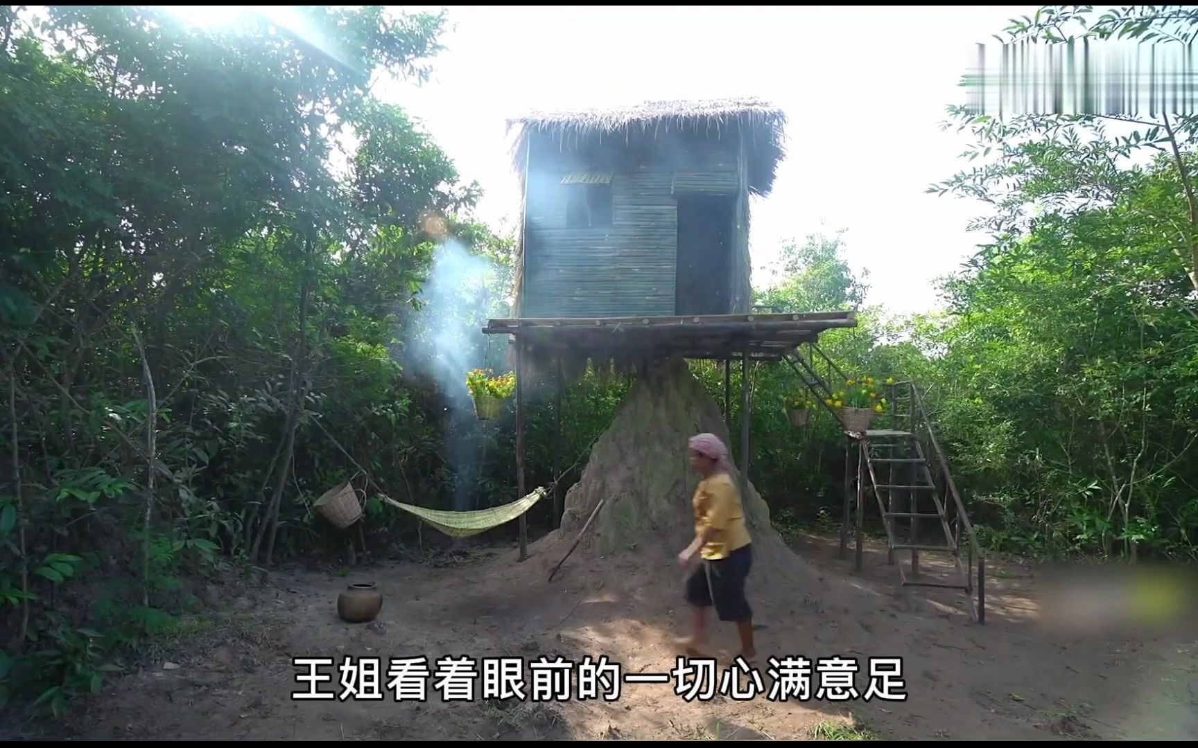 越南王姐林间建造豪华树屋,水电物业费不花一分钱