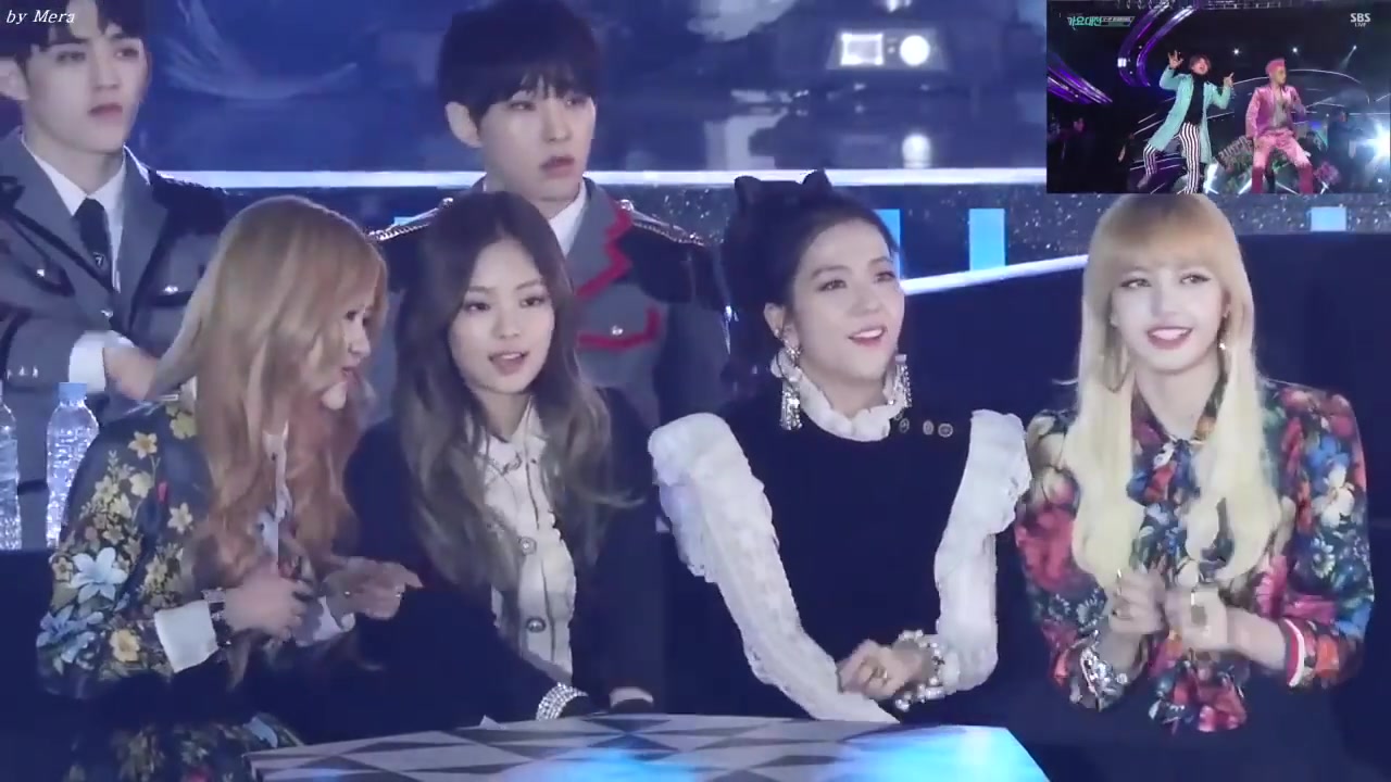 blackpink hoshibaekhyun reaction to bigbang [gayo daejun] 2016