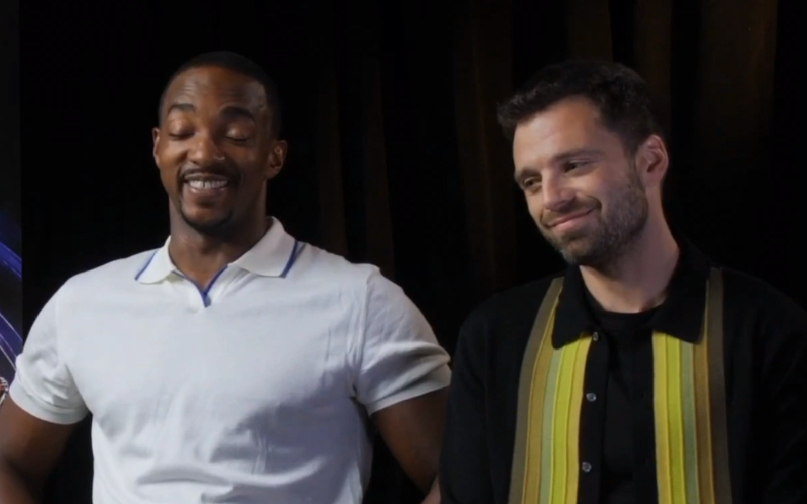 【中字】Sebastian Stan & Anthony Mackie 2019 SDCC 雅虎娱乐 采访 相声组 塞包子 阿毛哔哩哔哩 (゜゜)つロ 干杯~bilibili