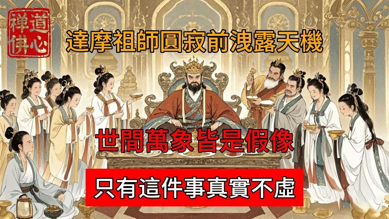 達摩祖師圓寂前洩露天機：世間萬象皆是假像，只有這件事真實不虛！ #佛教 #禪學 #禪道 #修心修行 #禪道佛心 #禪悟人生 #南無阿彌陀佛