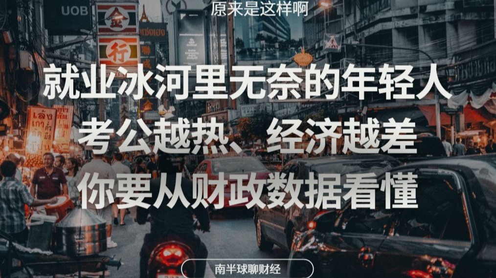 毕业即失业，背后是经济的四头灰犀牛-南半球聊财经-南半球聊财经-哔哩哔哩视频