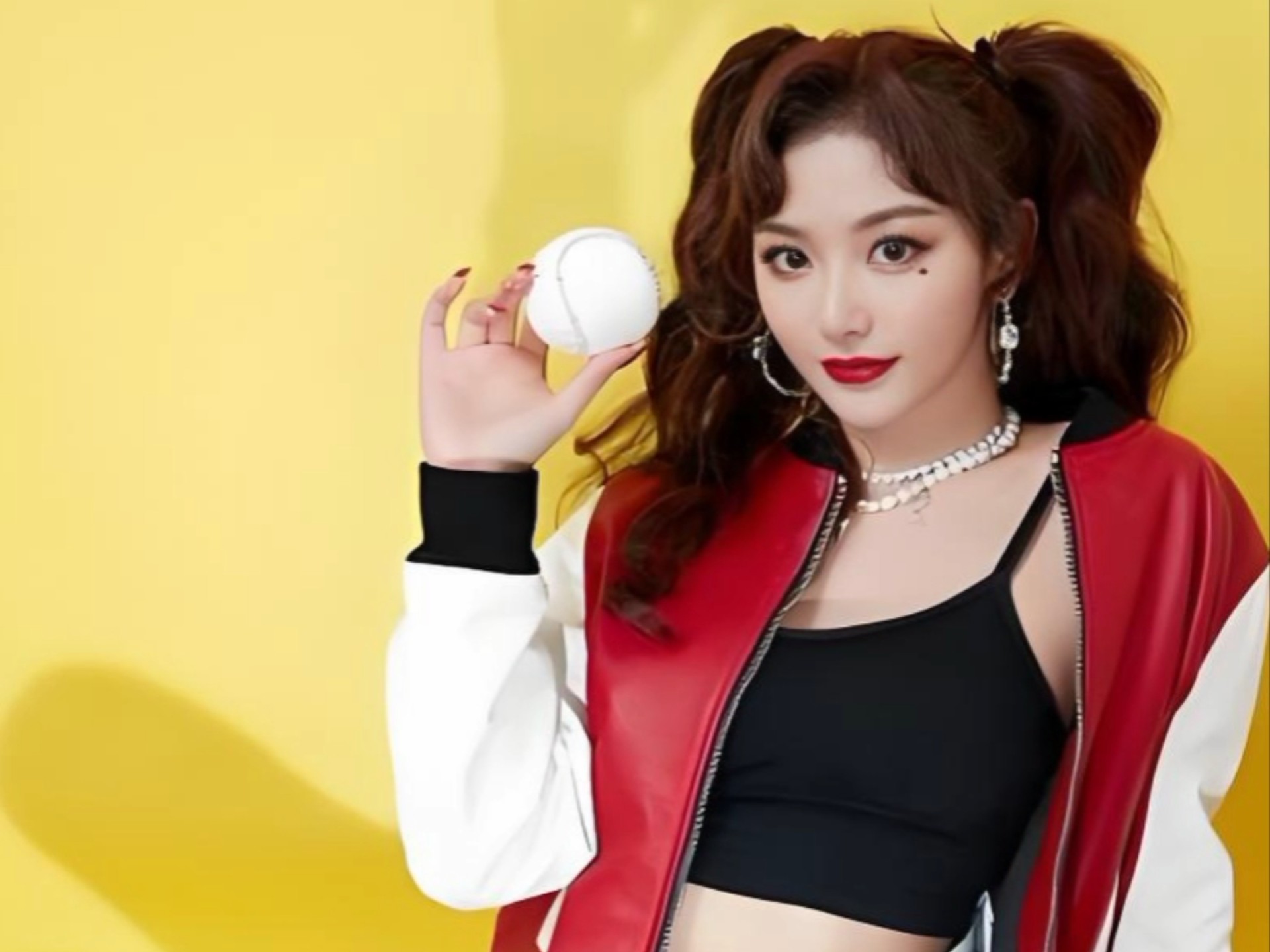 孔雪儿黑丝写真美图